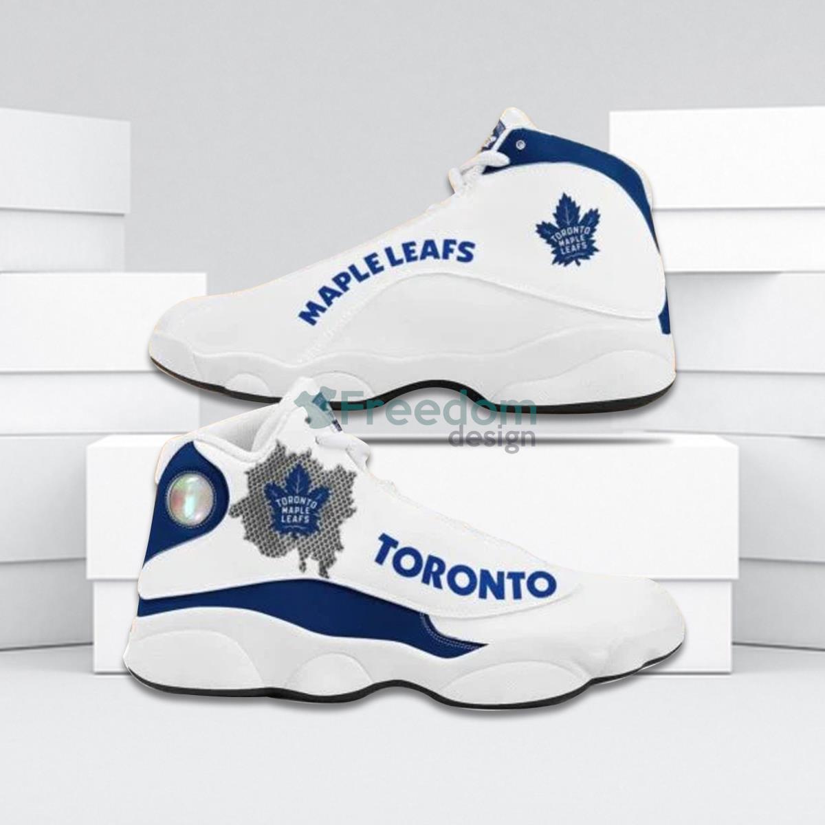 Toronto Maple Leafs Football Team Air Jordan 13 Shoes Running Casual Sneakers Product Photo 1