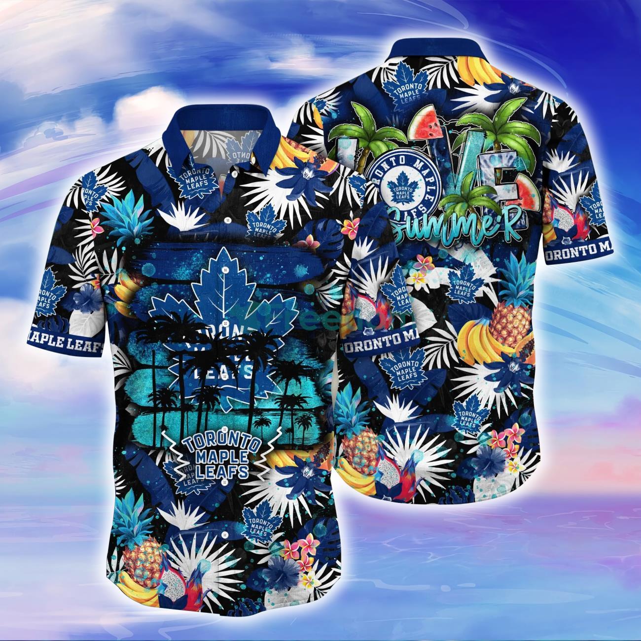 NHL Toronto Maple Leafs Design Logo 6 Hawaiian Shirt For Men And Women -  Freedomdesign