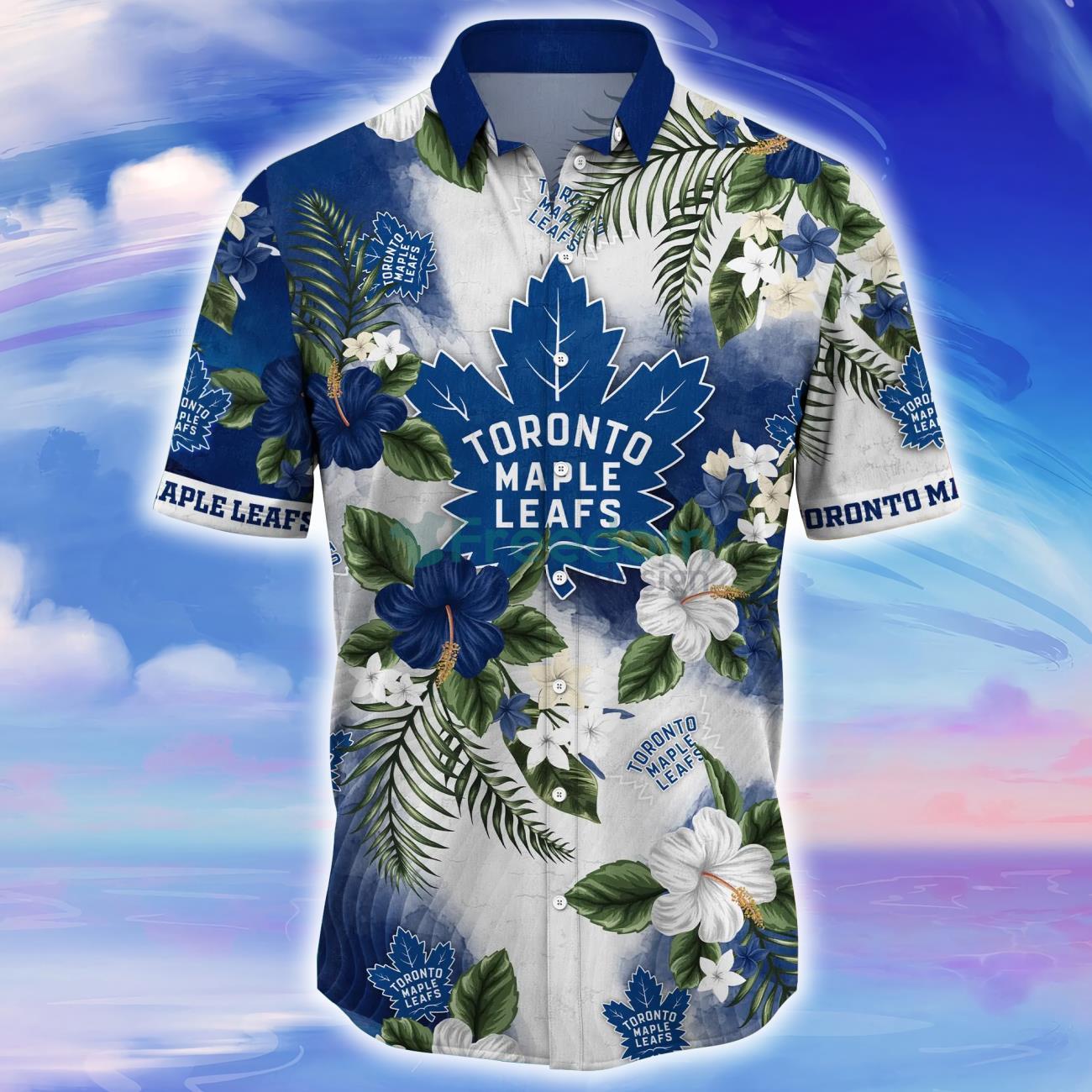 Toronto Maple Leafs NHL Flower Hawaiian Shirt For Men Women Best