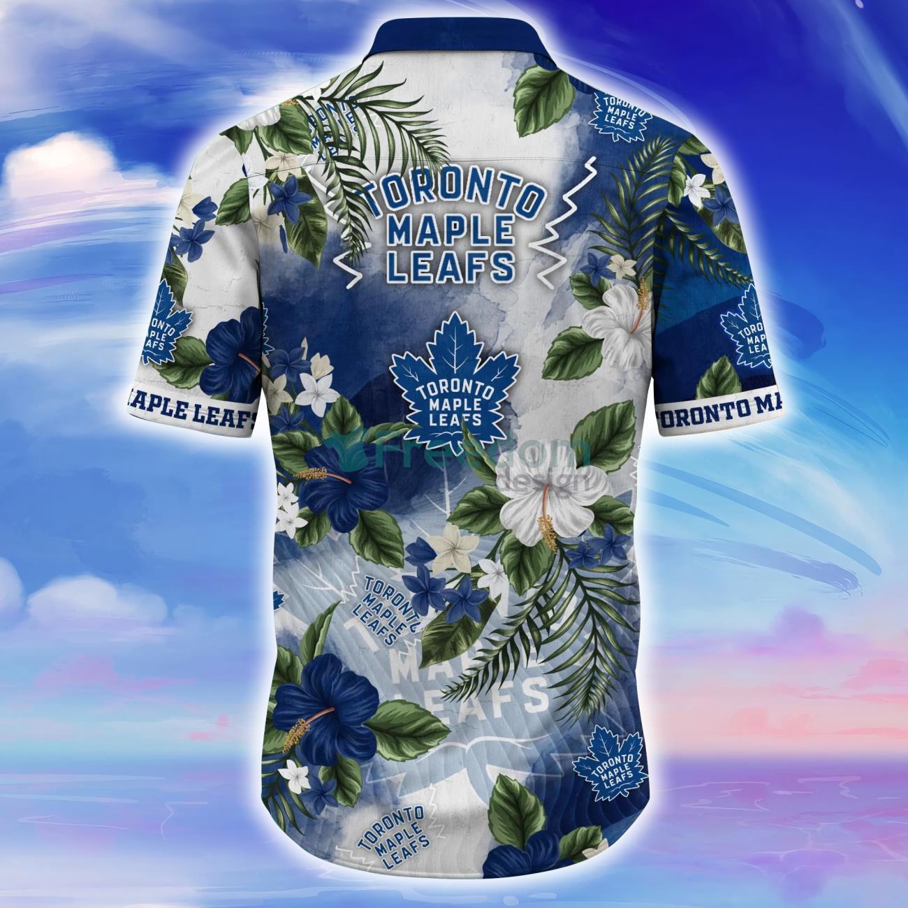 Toronto Maple Leafs NHL Flower Hawaiian Shirt Great Gift For Fans
