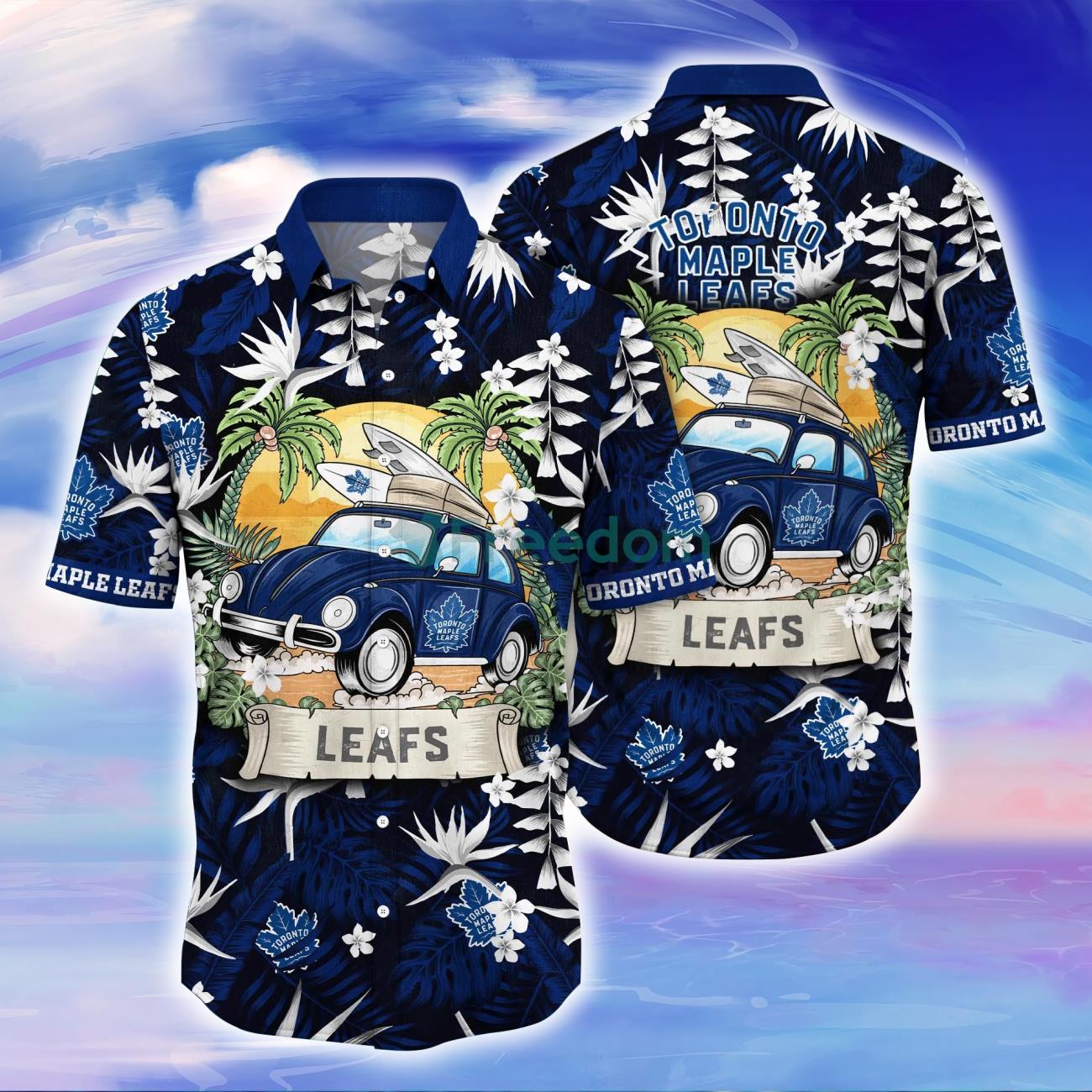 Toronto Maple Leafs NHL Team Beach Vibe Hawaiian Shirt - Owl Fashion Shop