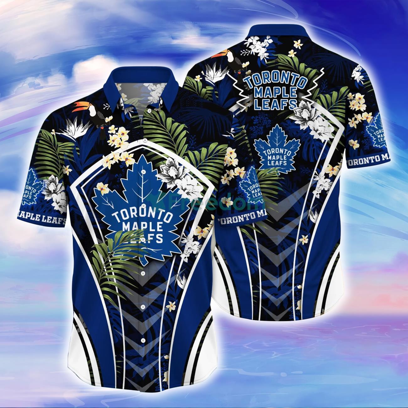 LIMITED] Toronto Maple Leafs NHL-Summer Hawaiian Shirt And Shorts