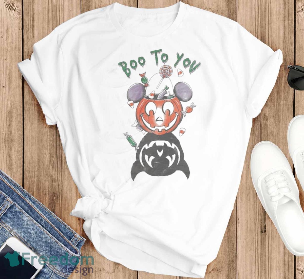 Trick Or Treat Tattoo Boo To You T Shirt - T-SHIRT FLAT