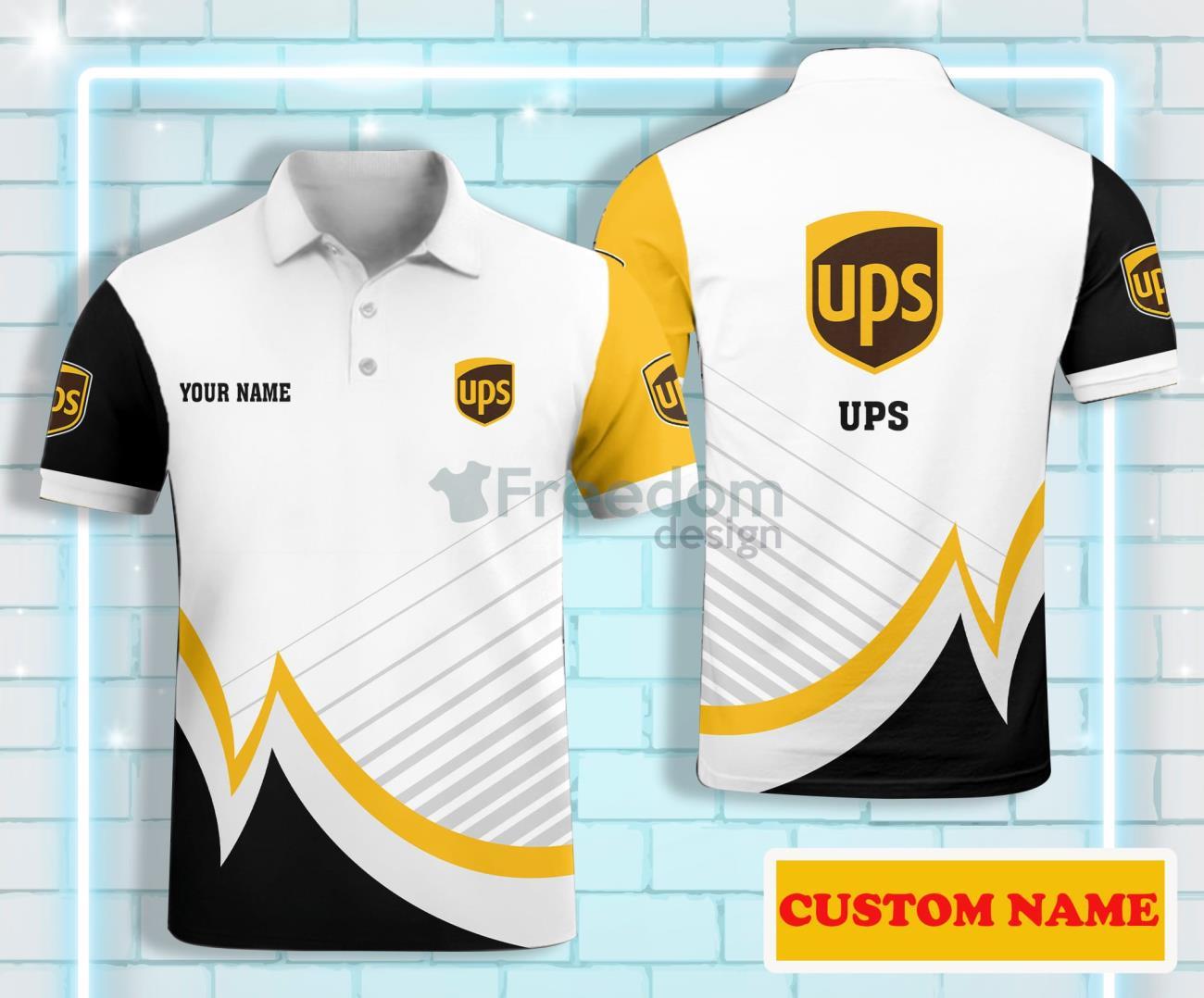 Ups Custom Name Polo Shirt Great Gift For Men Product Photo 1