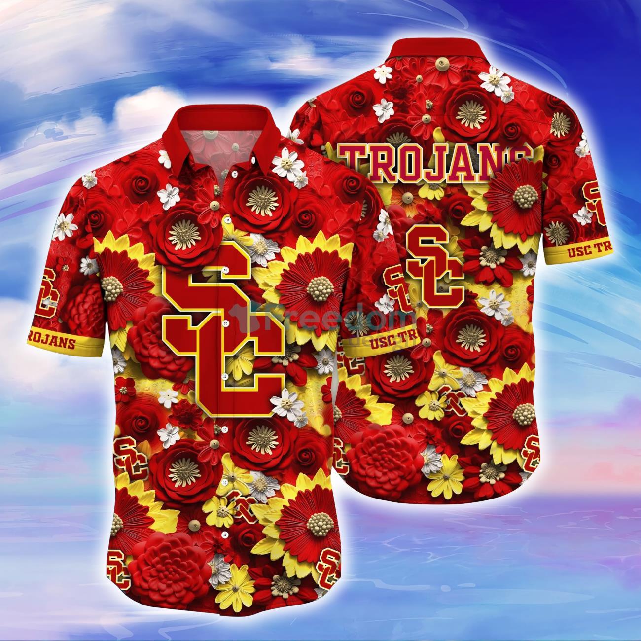 USC Trojans Football Baseball Jersey Custom Name