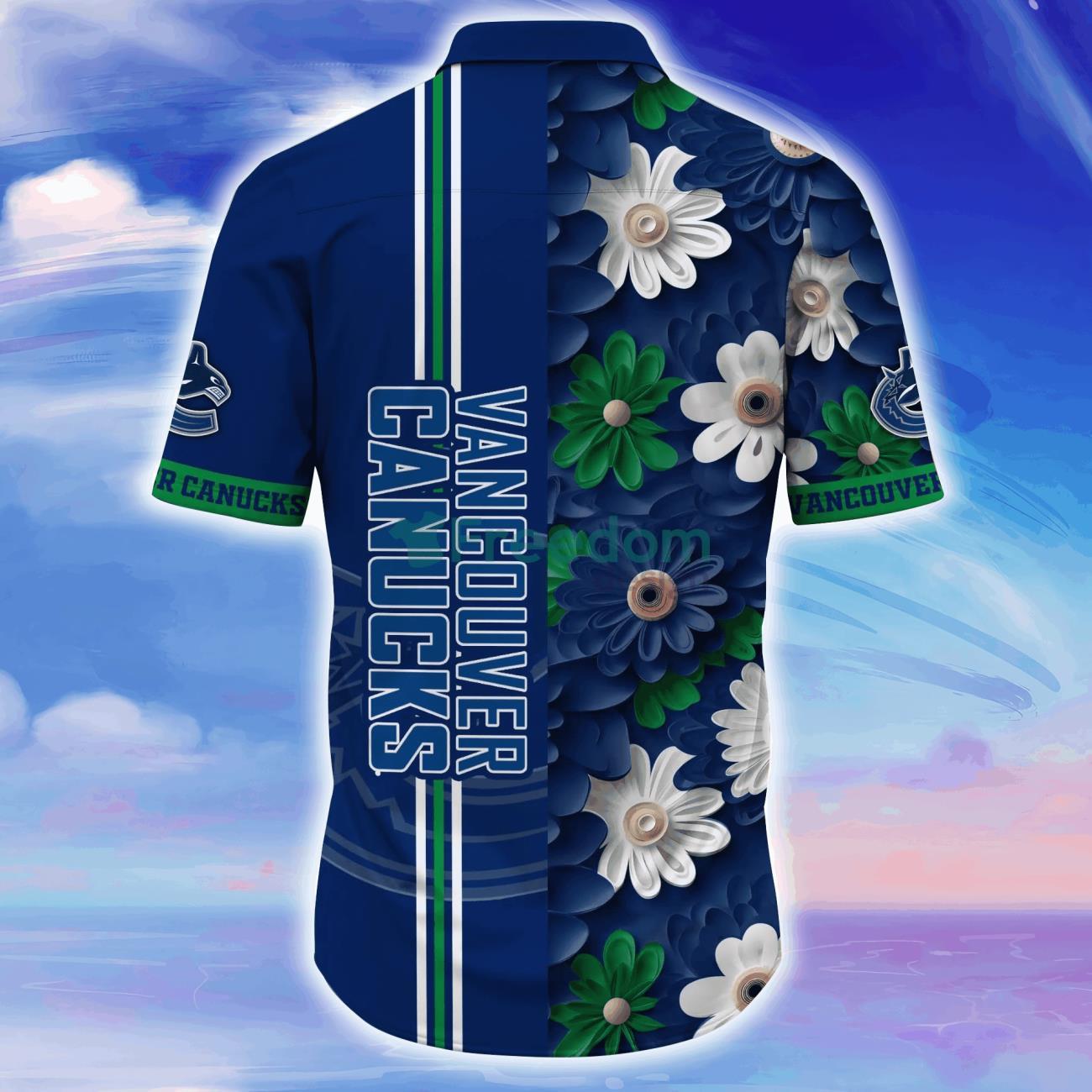 Vancouver Canucks NHL Flower Hawaiian Shirt For Men Women Impressive Gift  For Fans - Freedomdesign