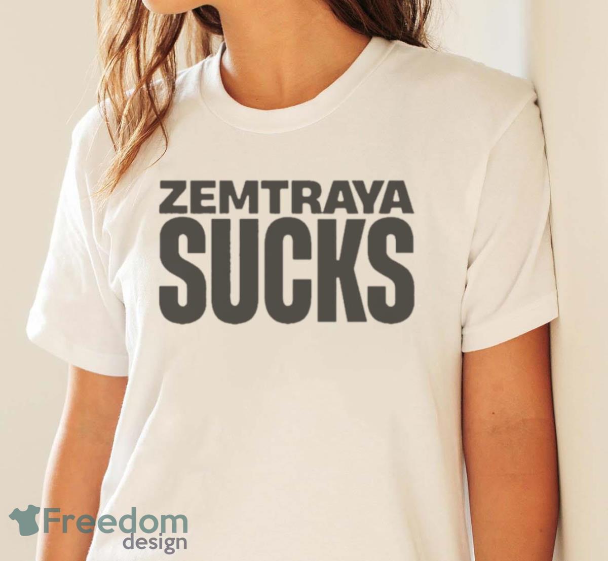 Vshojo Zemtraya Sucks T Shirt - White Ladies T-Shirt