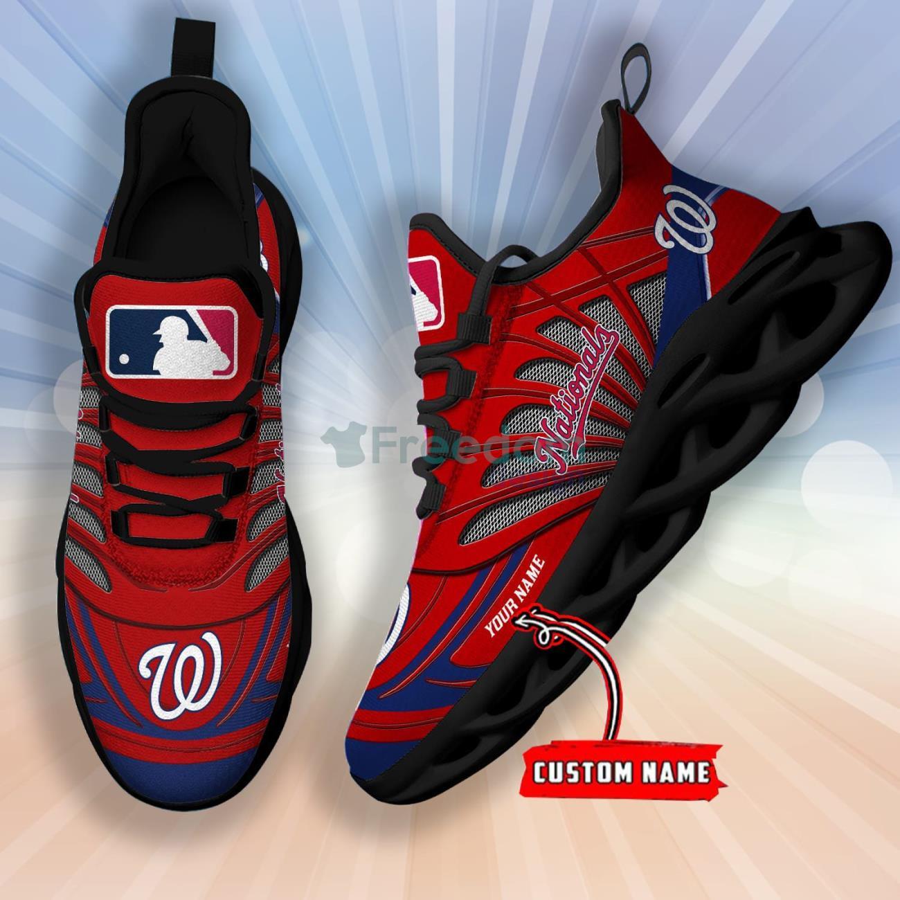 Washington Commanders NFL Max Soul Shoes Custom Name Sports Sneakers For  Fans