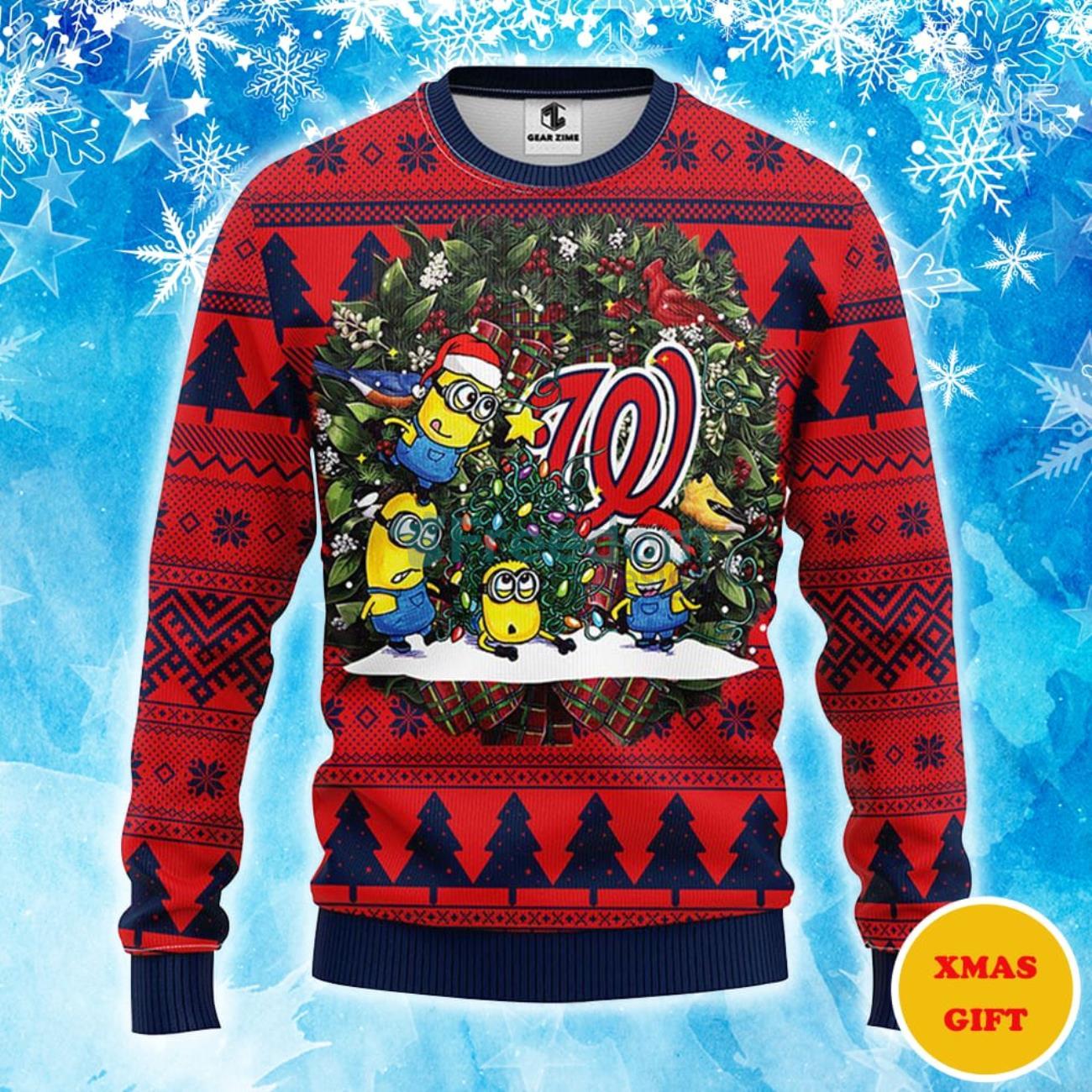 redskins christmas sweater