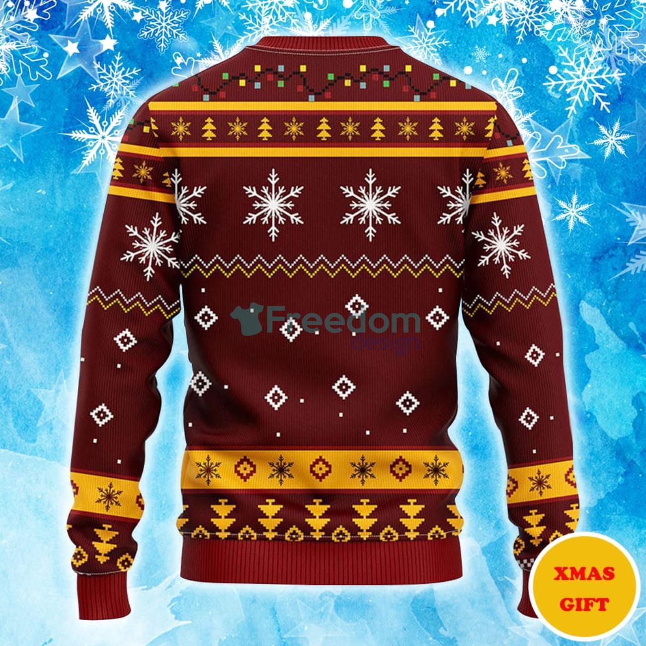 Washington Redskins Funny Grinch Christmas AOP Sweater - Freedomdesign