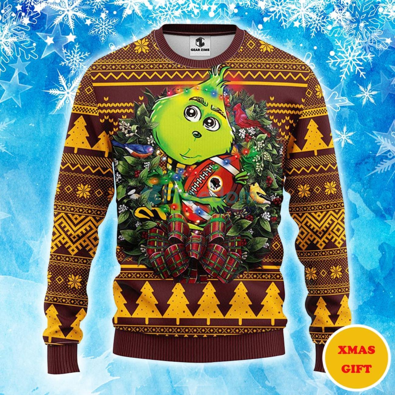 redskins christmas sweater