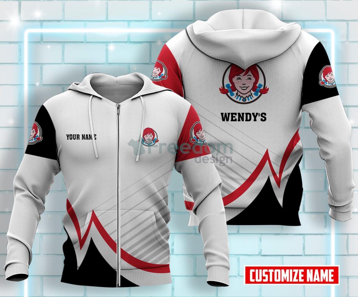 Wendy's All Over Printed 3D Custom Name Zip Hoodie Great Gift For Men Women Product Photo 1