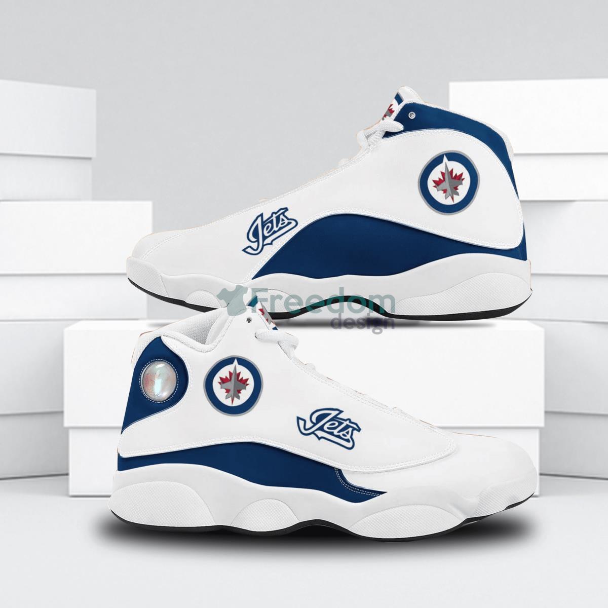 Winnipeg Jets Football Team Air Jordan 13 Shoes Running Casual Sneakers Product Photo 1