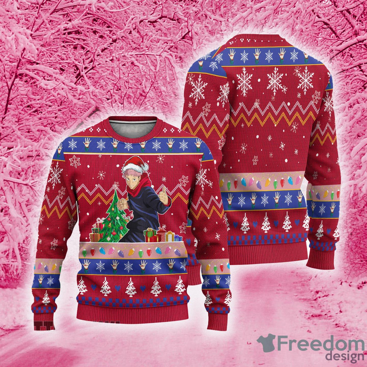 Anime themed christmas outlet sweaters