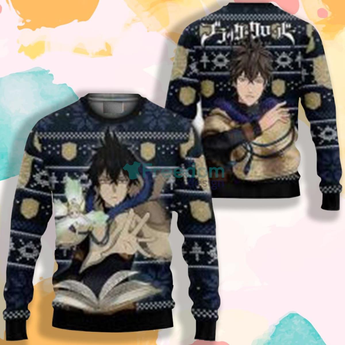 Yuno Black Clover AOP Sweater Product Photo 1