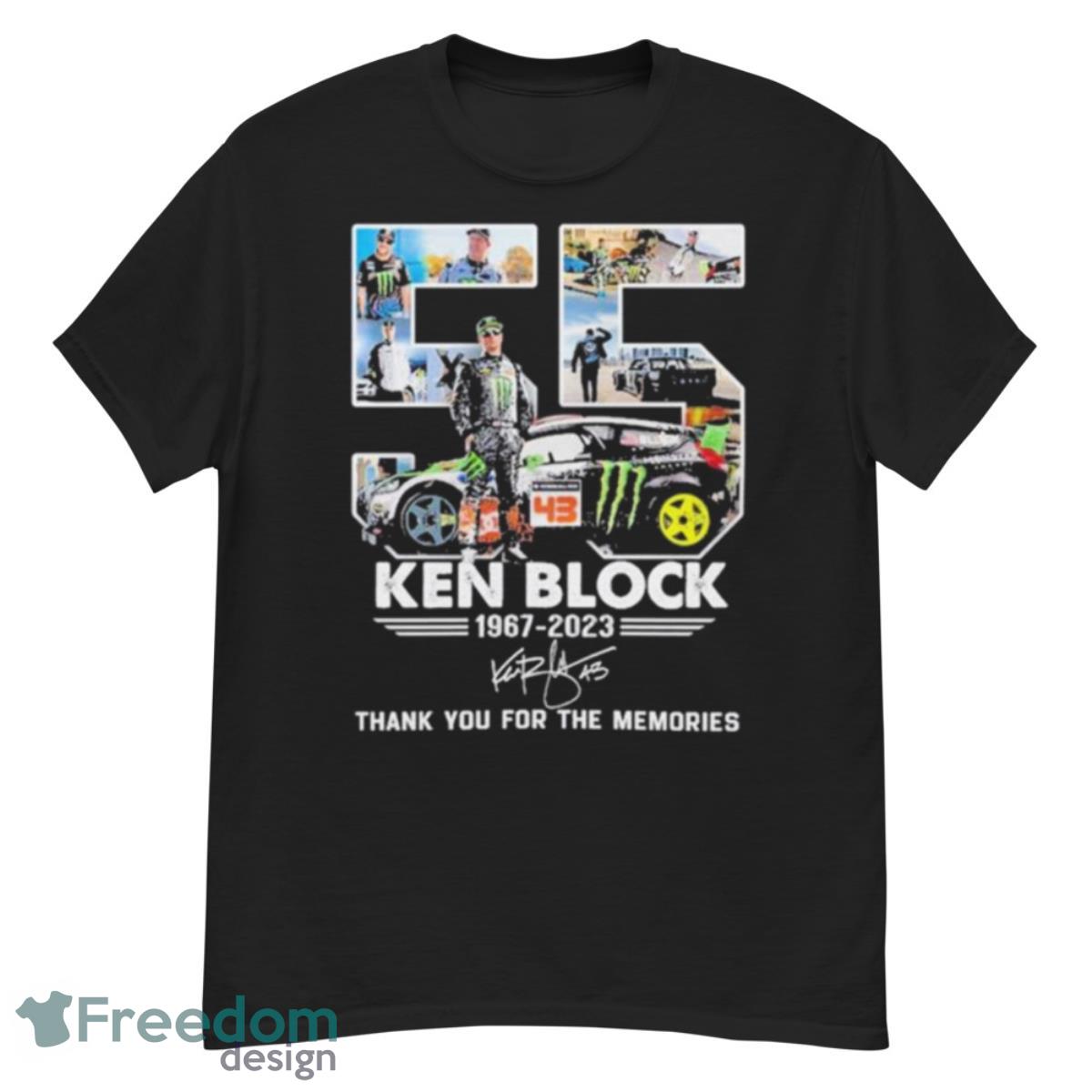 55 Ken Block 1967 2023 thank You for the memories signature shirt - G500 Men’s Classic T-Shirt