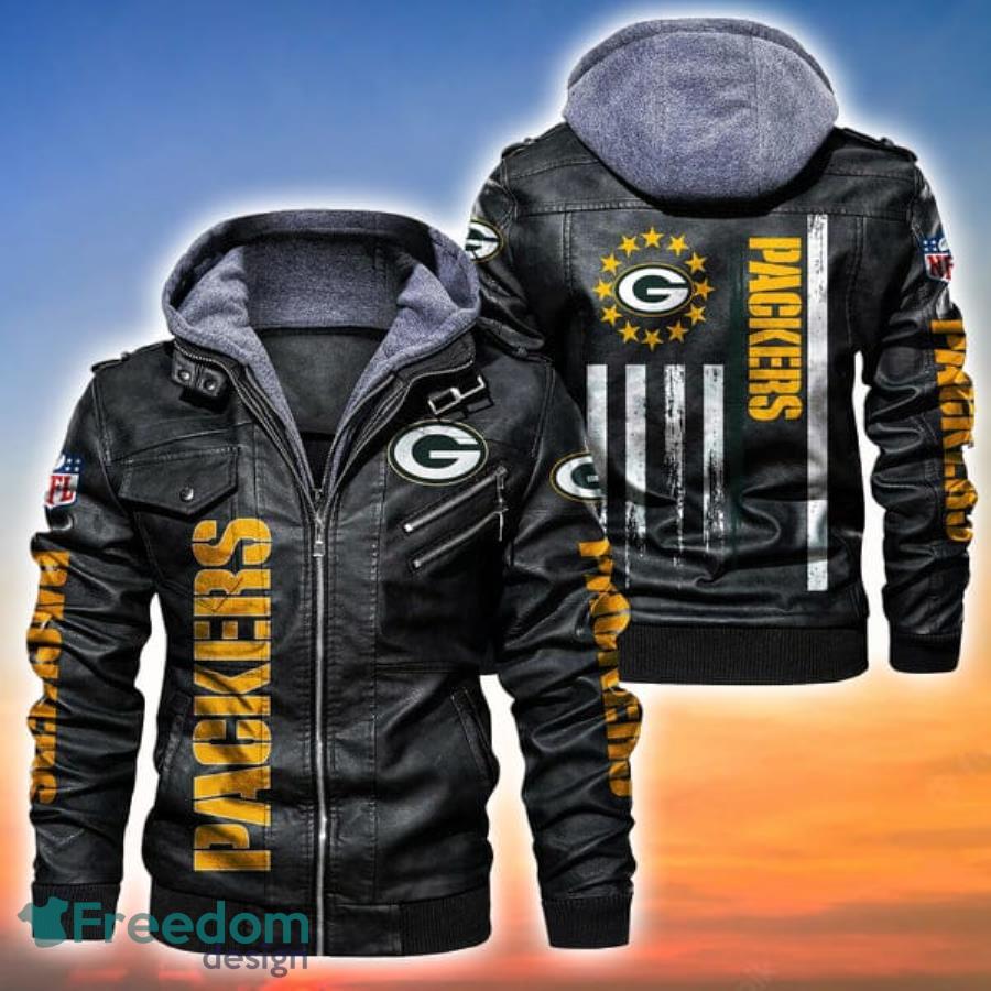 Green Bay Packers NFL Fans Leather Jacket For Men And Women - Freedomdesign