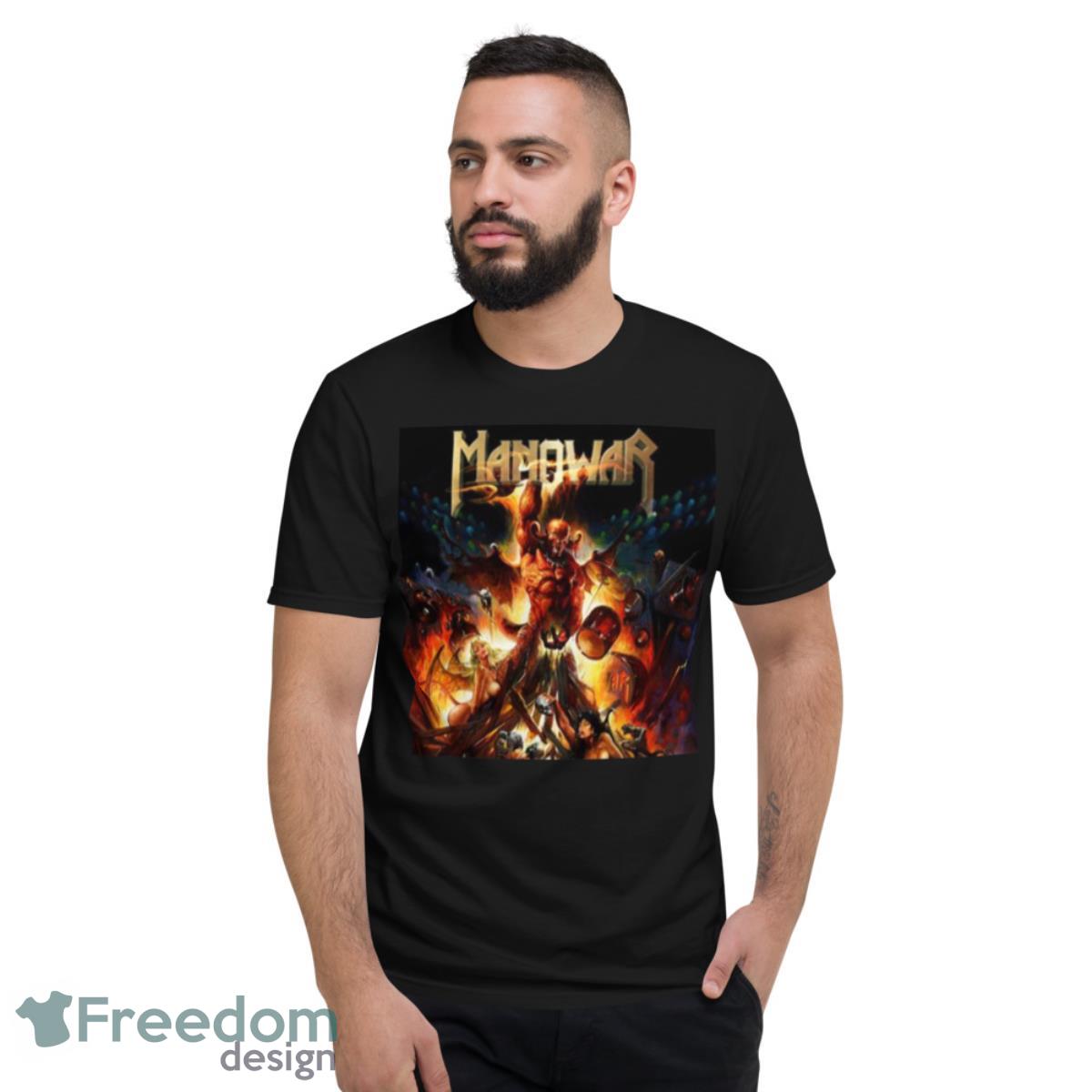 Art Devil Manowar Tour 2023 Masep shirt - Short Sleeve T-Shirt