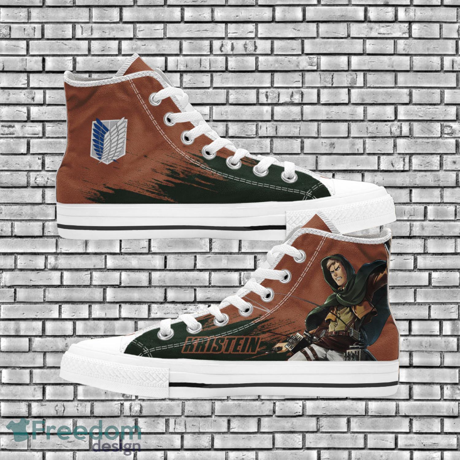 Attack On Titan Anime Fans Jean Kristein High Top Shoes Product Photo 1