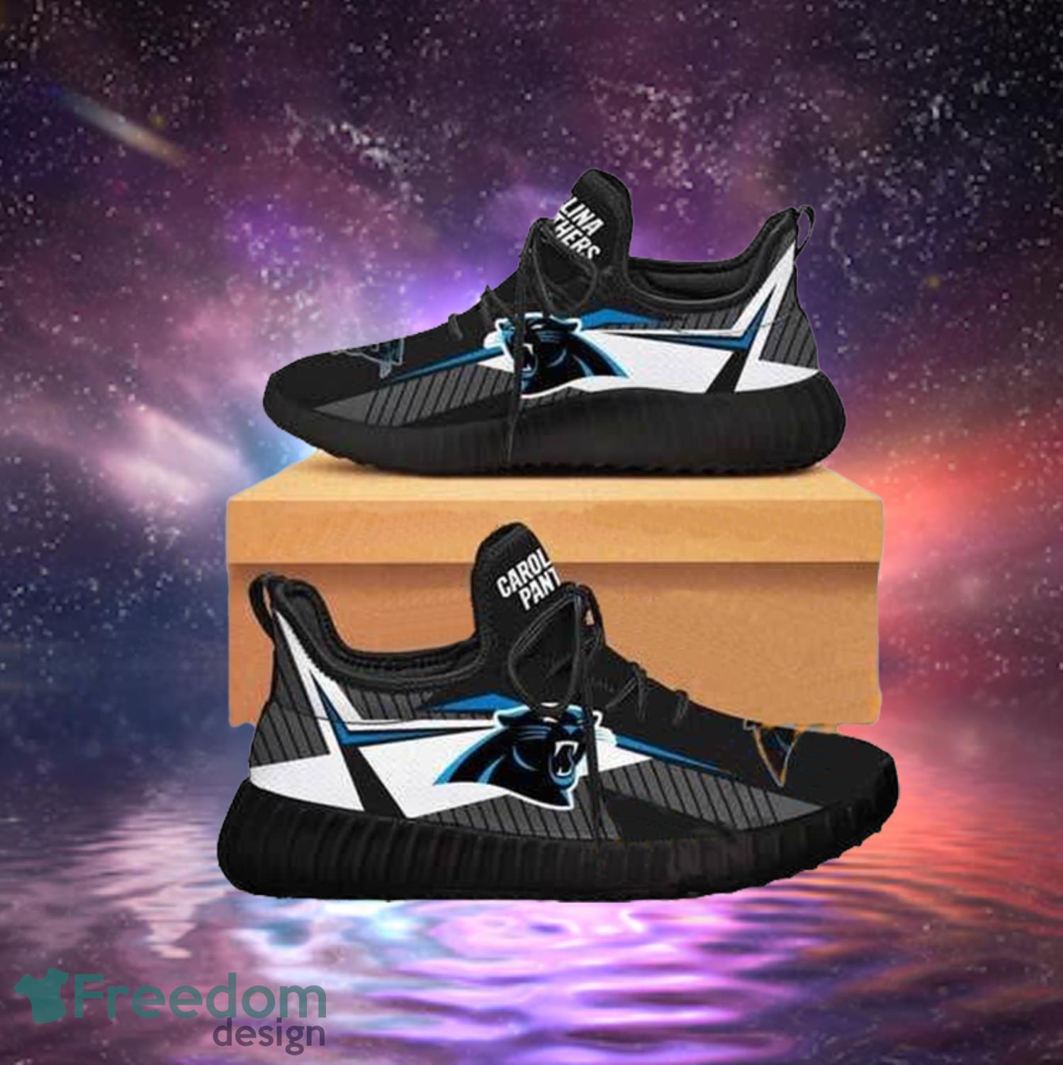 Carolina Panthers Dark Type Gift Football Fans Reze Shoes Product Photo 1