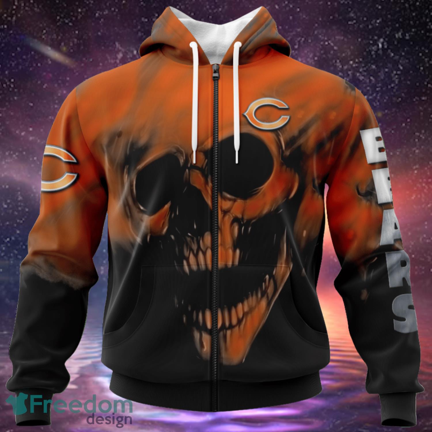 Custom NFL new Chicago Bears 3D Hoodies camo on sale