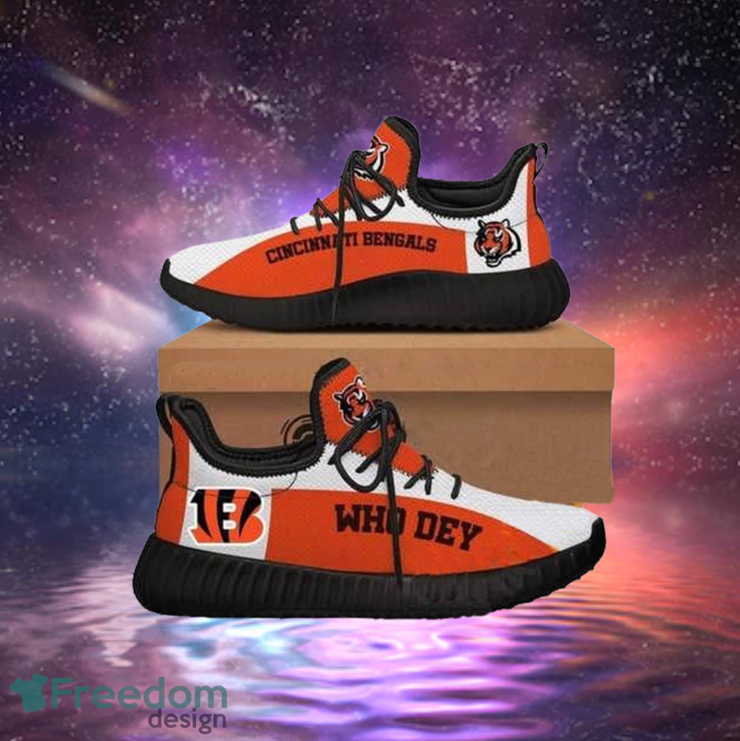 Cincinatti Bengals Logo Football Fans Reze Shoes Product Photo 1