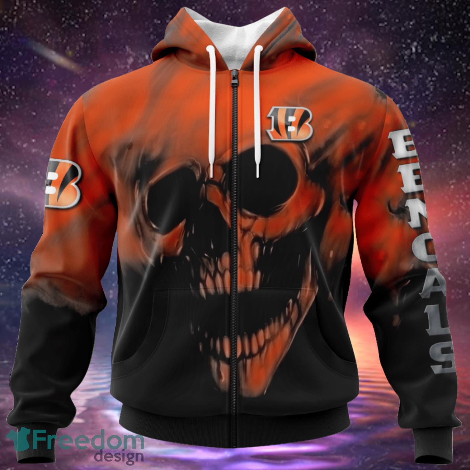 Cincinnati Bengals Custom Name & Number Camo Hoodies Full Over Print -  Freedomdesign