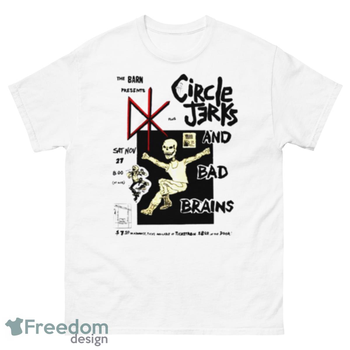 Circle Jerks And Bad Brain Shirt - 500 Men’s Classic Tee Gildan