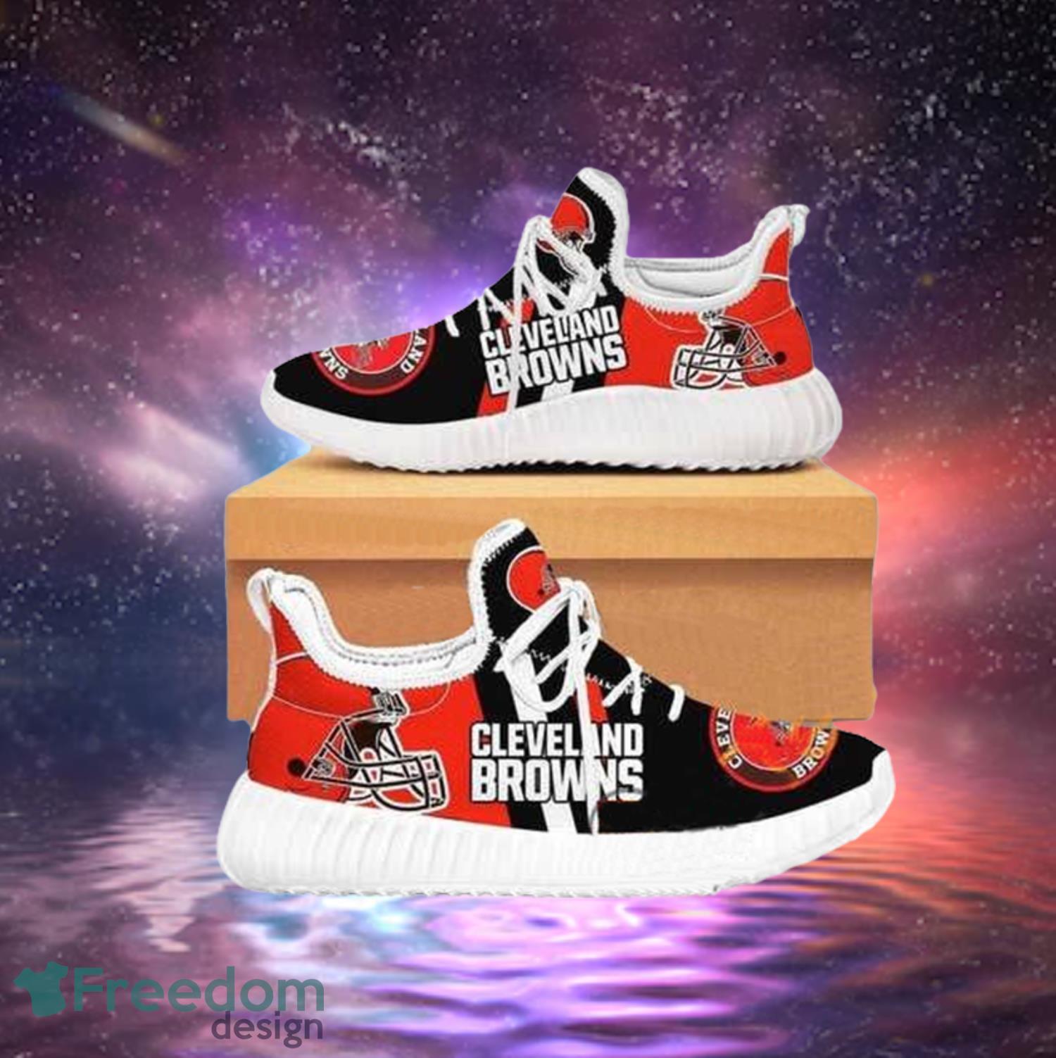 Cleveland Browns Football Fans Light Type Reze Shoes Product Photo 1