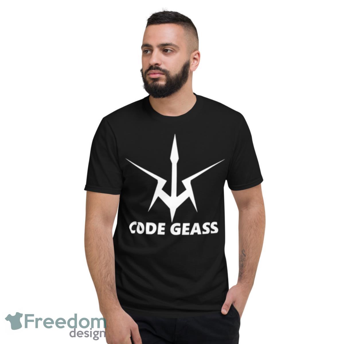 Code Geass Logo Typographic Design shirt