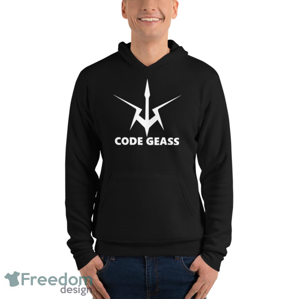Code Geass Logo Typographic Design shirt
