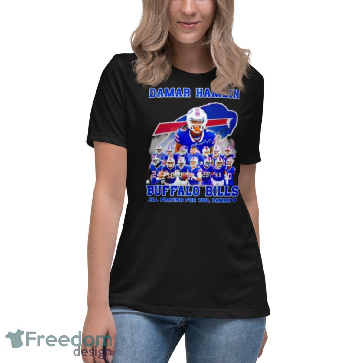 Damar Hamlin Buffalo Bills All Praying For You Damar Signature Shirt