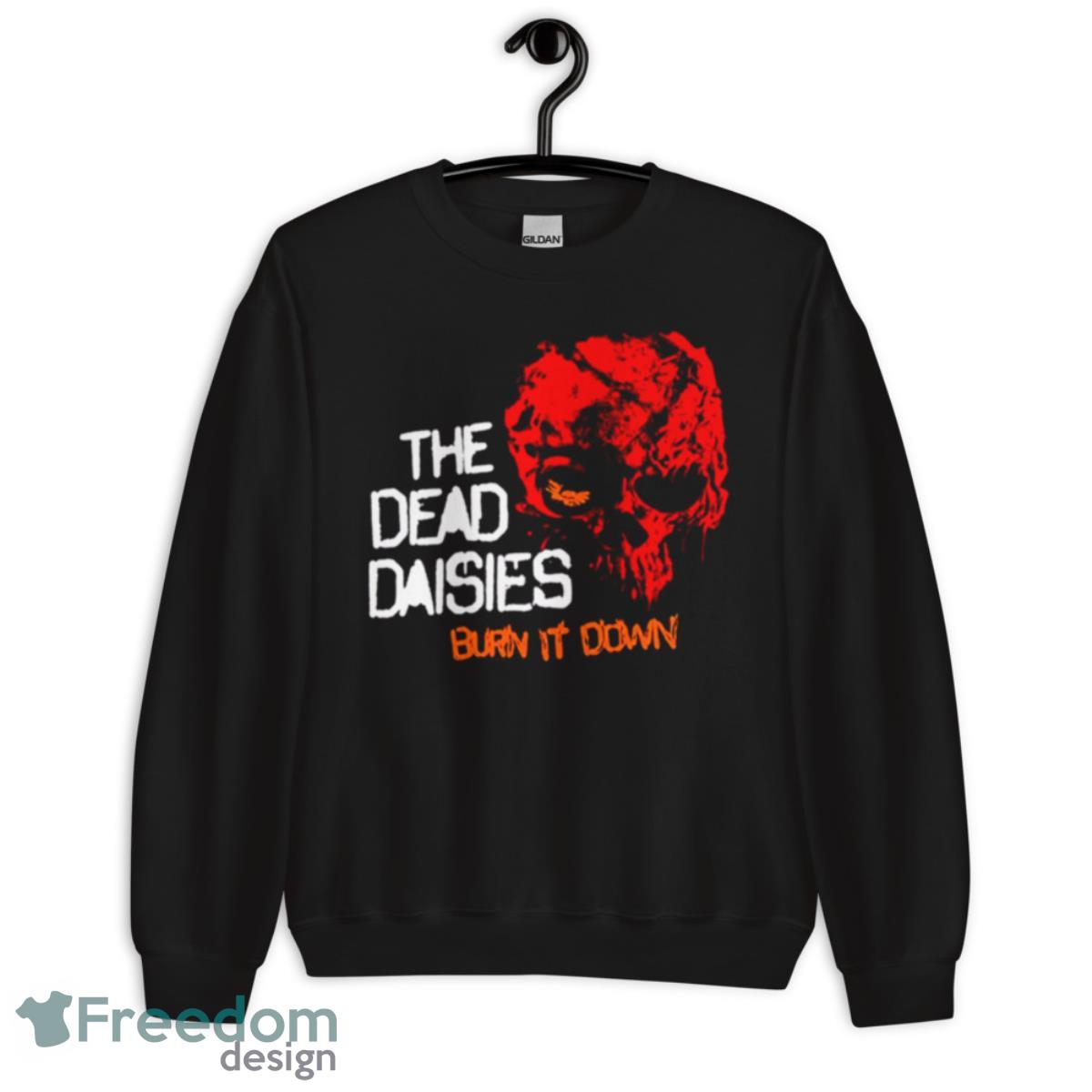 Dead Daisies Red Burn Tour 2023 Masgust Shirt image Dead Daisies Red Burn Tour 2023 Masgust Shirt - Unisex Crewneck Sweatshirt