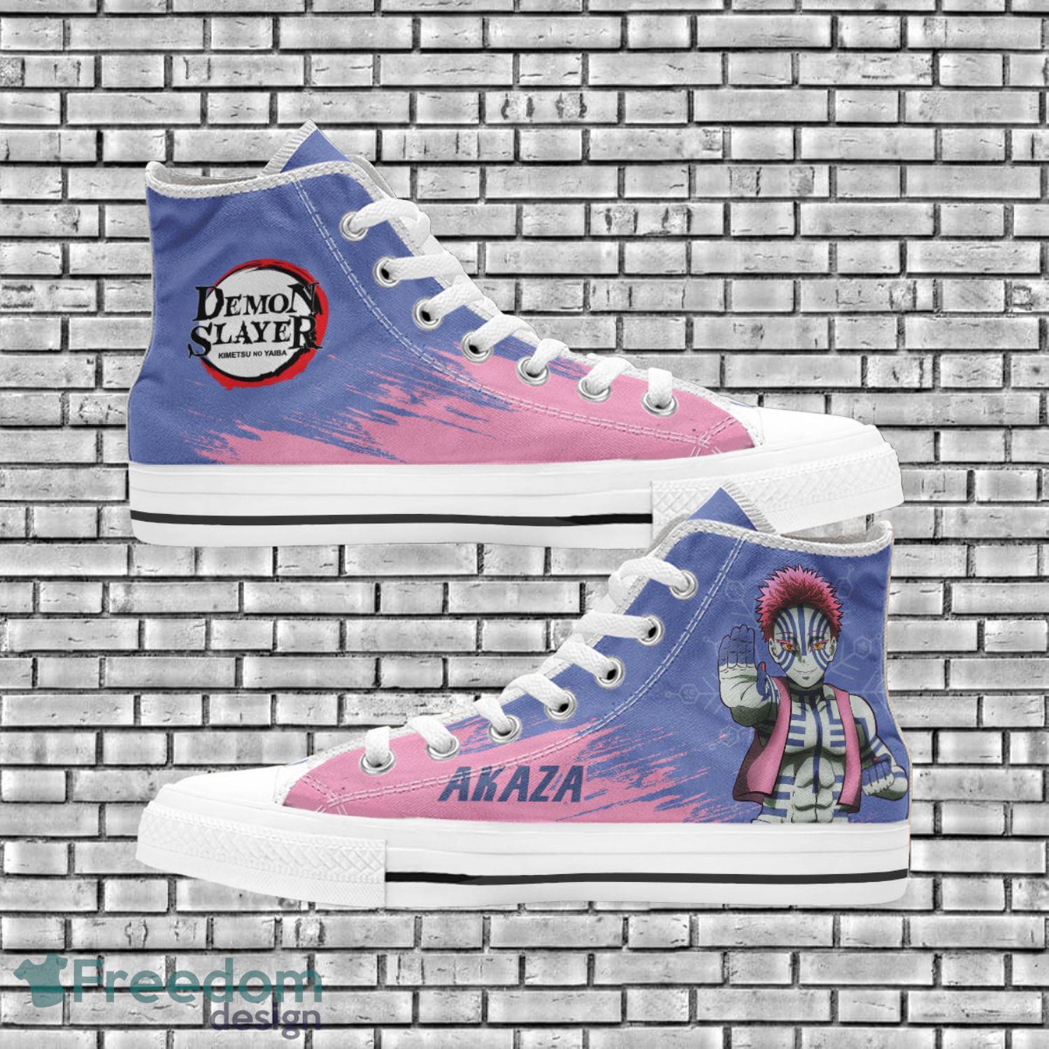 Demon Slayer Anime Fans Akaza High Top Shoes Product Photo 1
