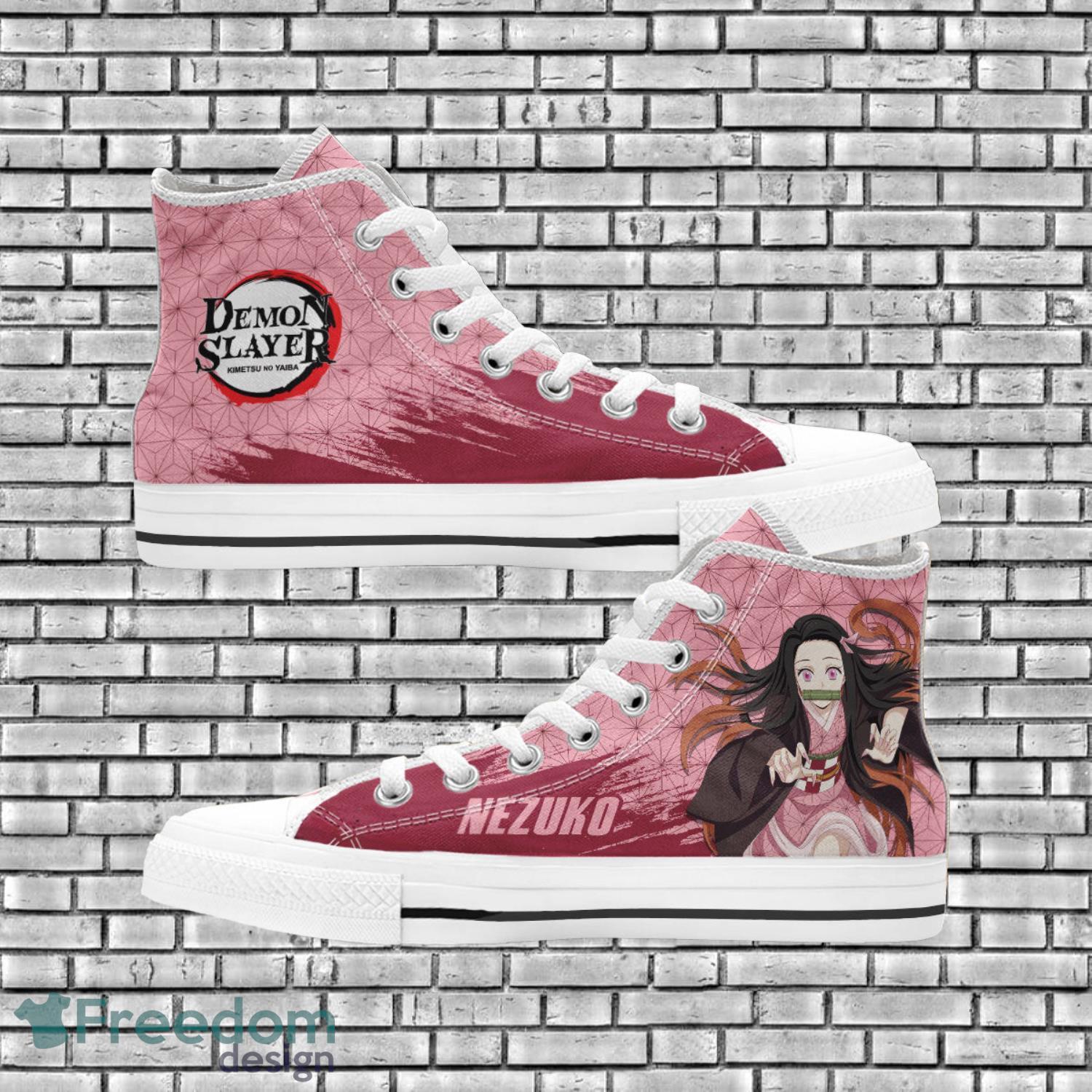 Demon Slayer Anime Fans Nezuko High Top Shoes Product Photo 1