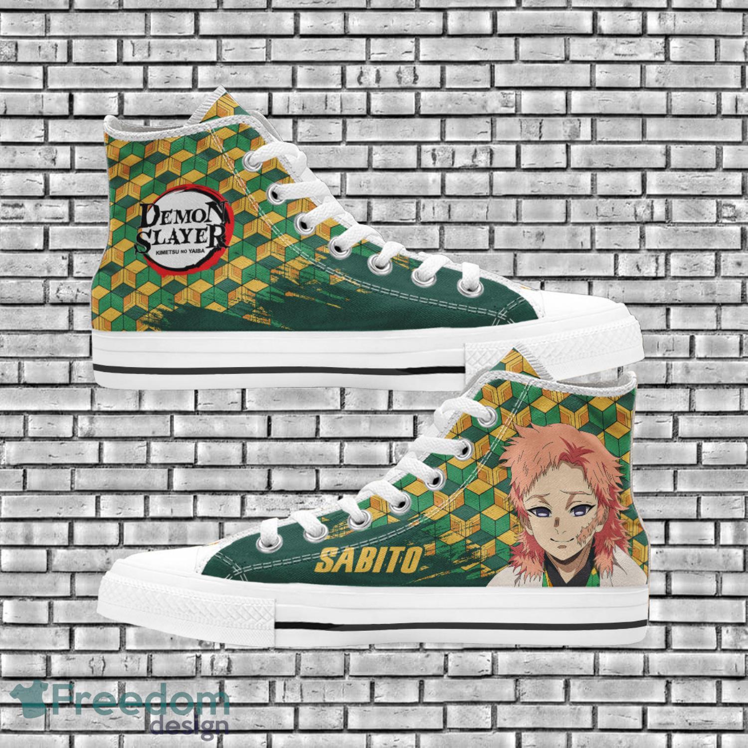 Demon Slayer Anime Fans Sabito High Top Shoes Product Photo 1