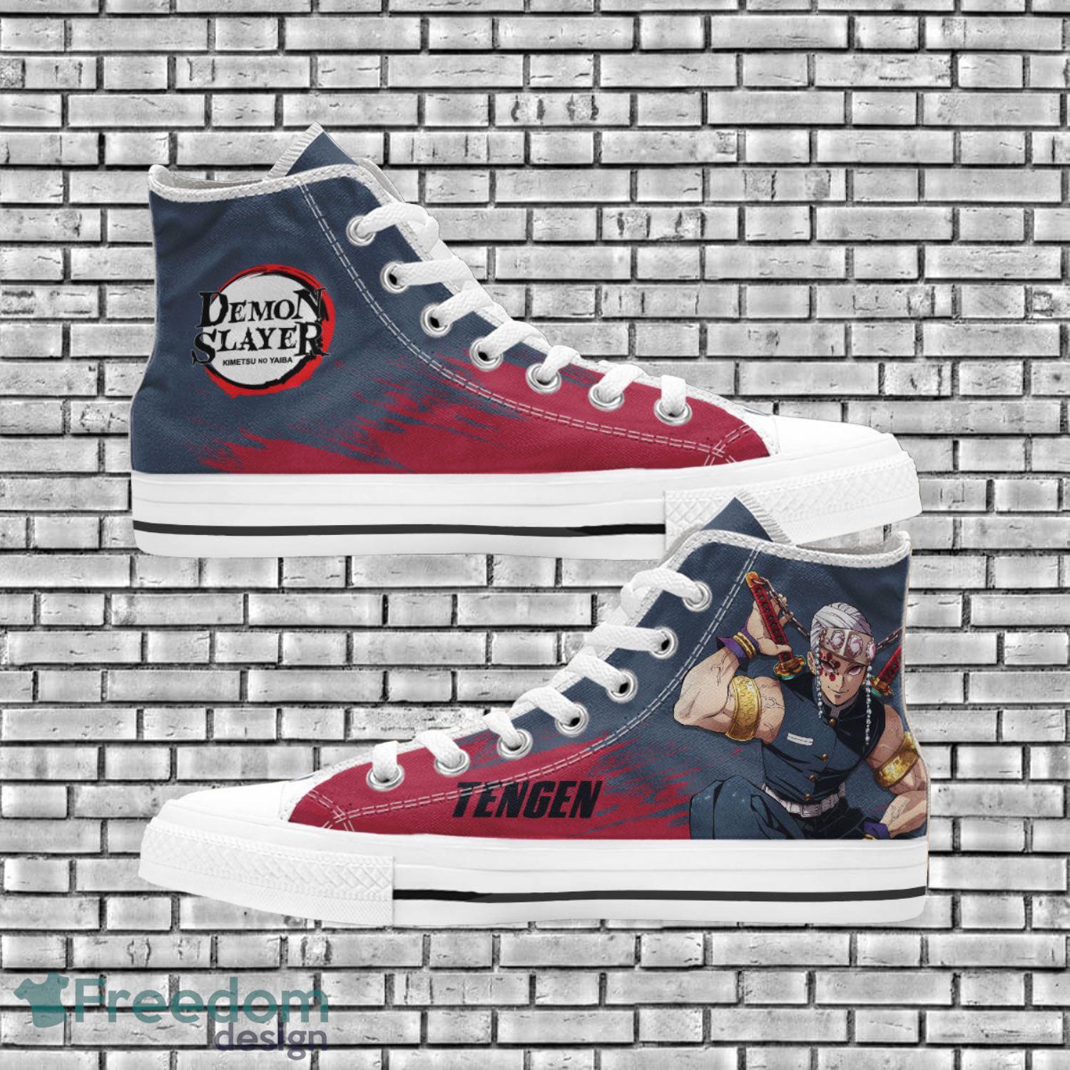 Demon Slayer Anime Fans Uzui Tengen High Top Shoes Product Photo 1