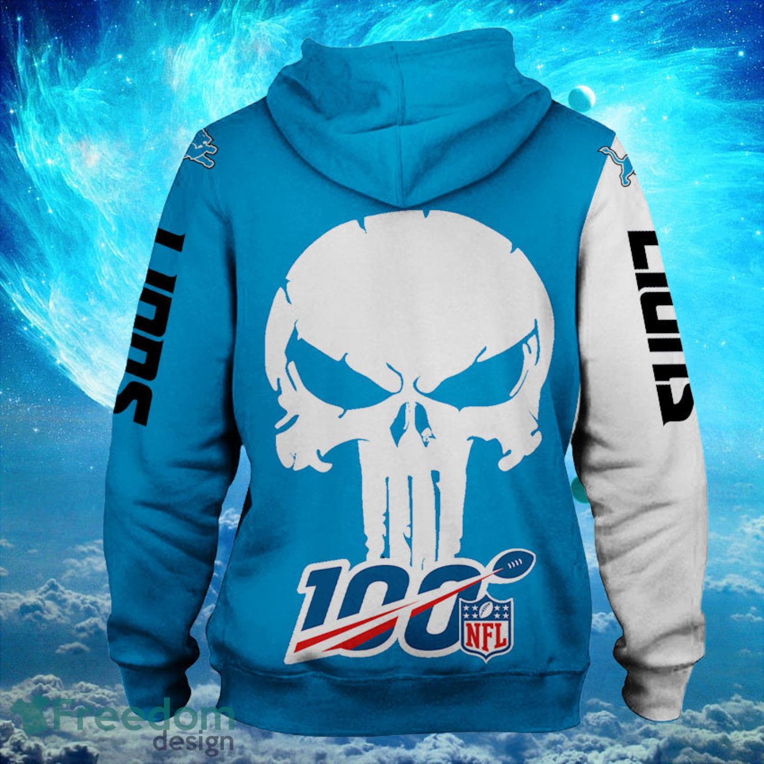 Detroit Lions Logo Football Skull 3D Hoodie Nfl 3D Unisex Sweatshirt - Best  Seller Shirts Design In Usa