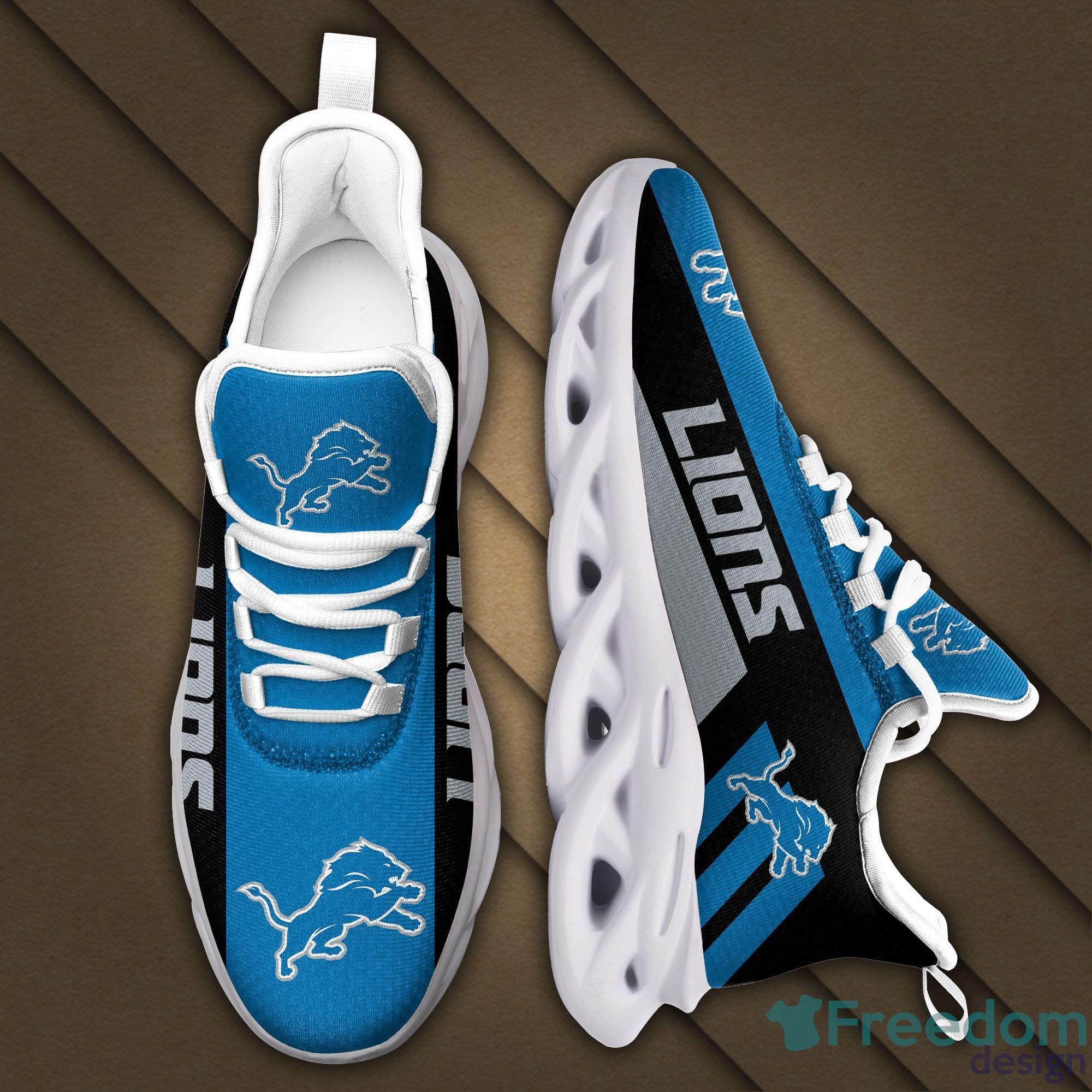 Detroit Lions Max Soul Sneakers Running Shoes Gift For Sport Lover -  Freedomdesign