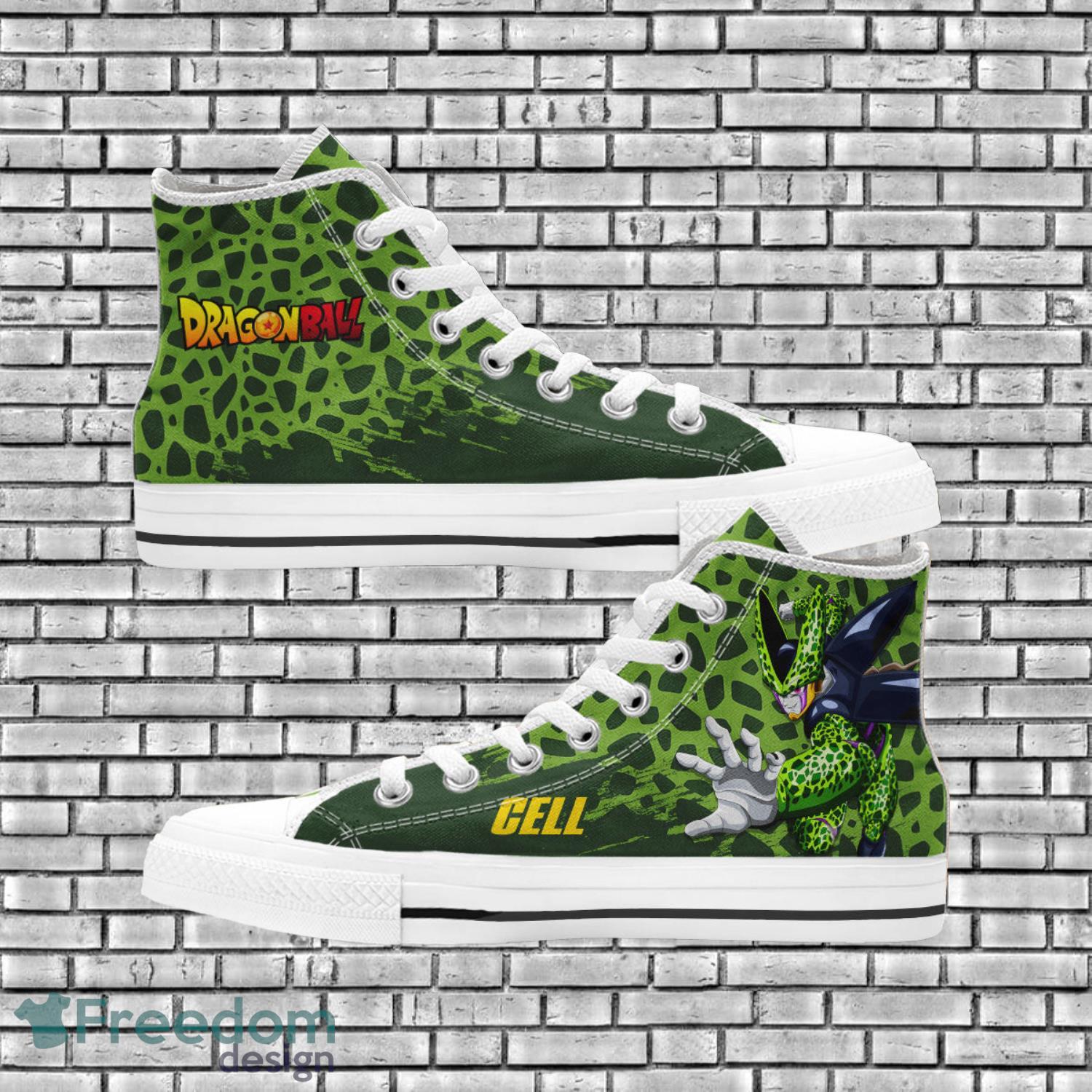 Dragon Ball Anime Fans Cell High Top Shoes Product Photo 1