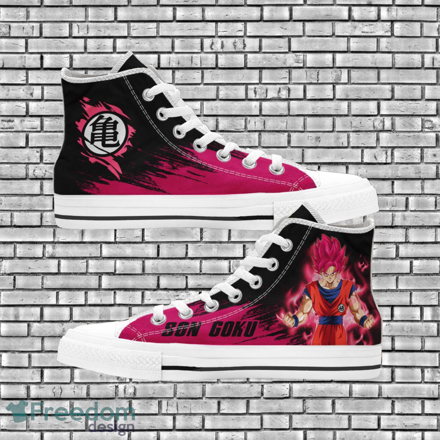 Dragon Ball Anime Fans Goku God High Top Shoes Product Photo 1