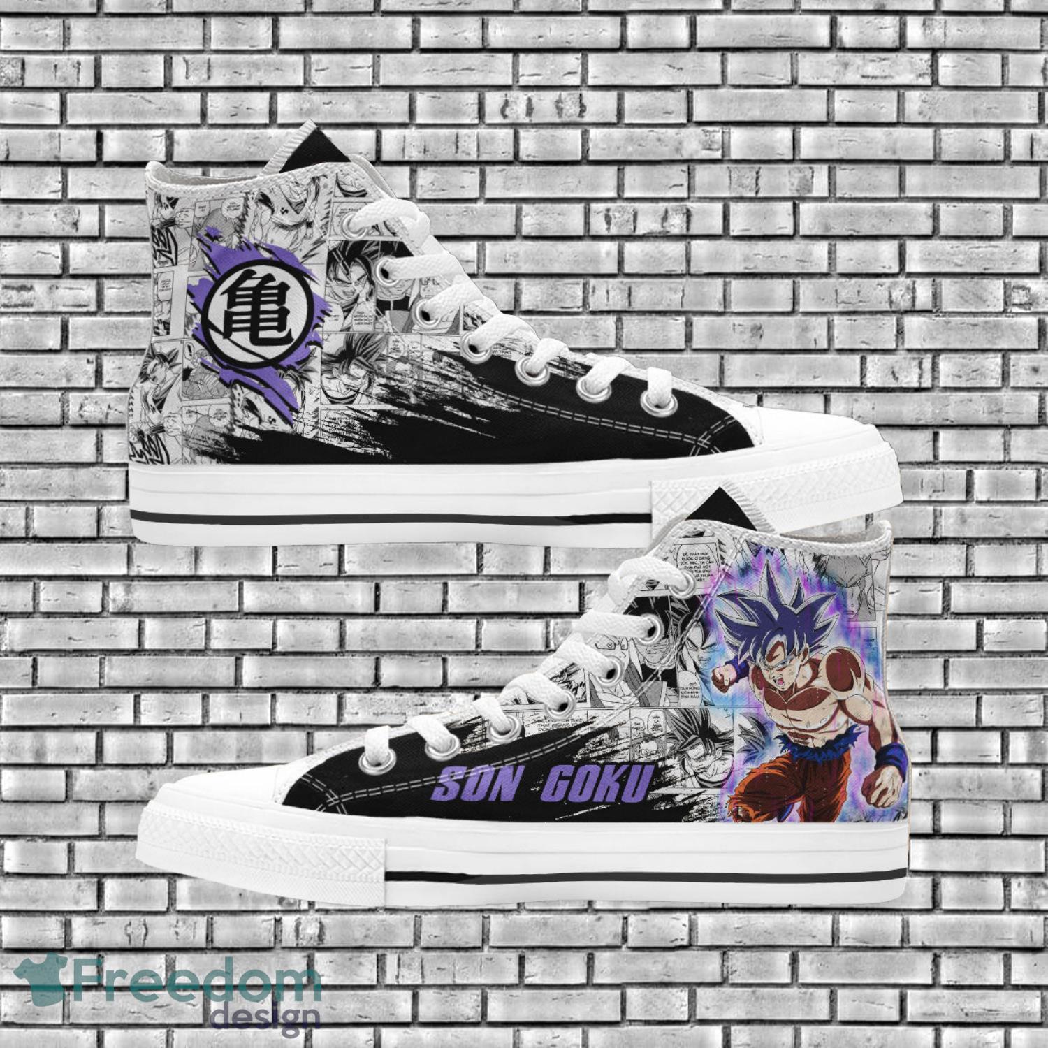 Dragon Ball Anime Fans Goku Ultra Instinct High Top Shoes Product Photo 1