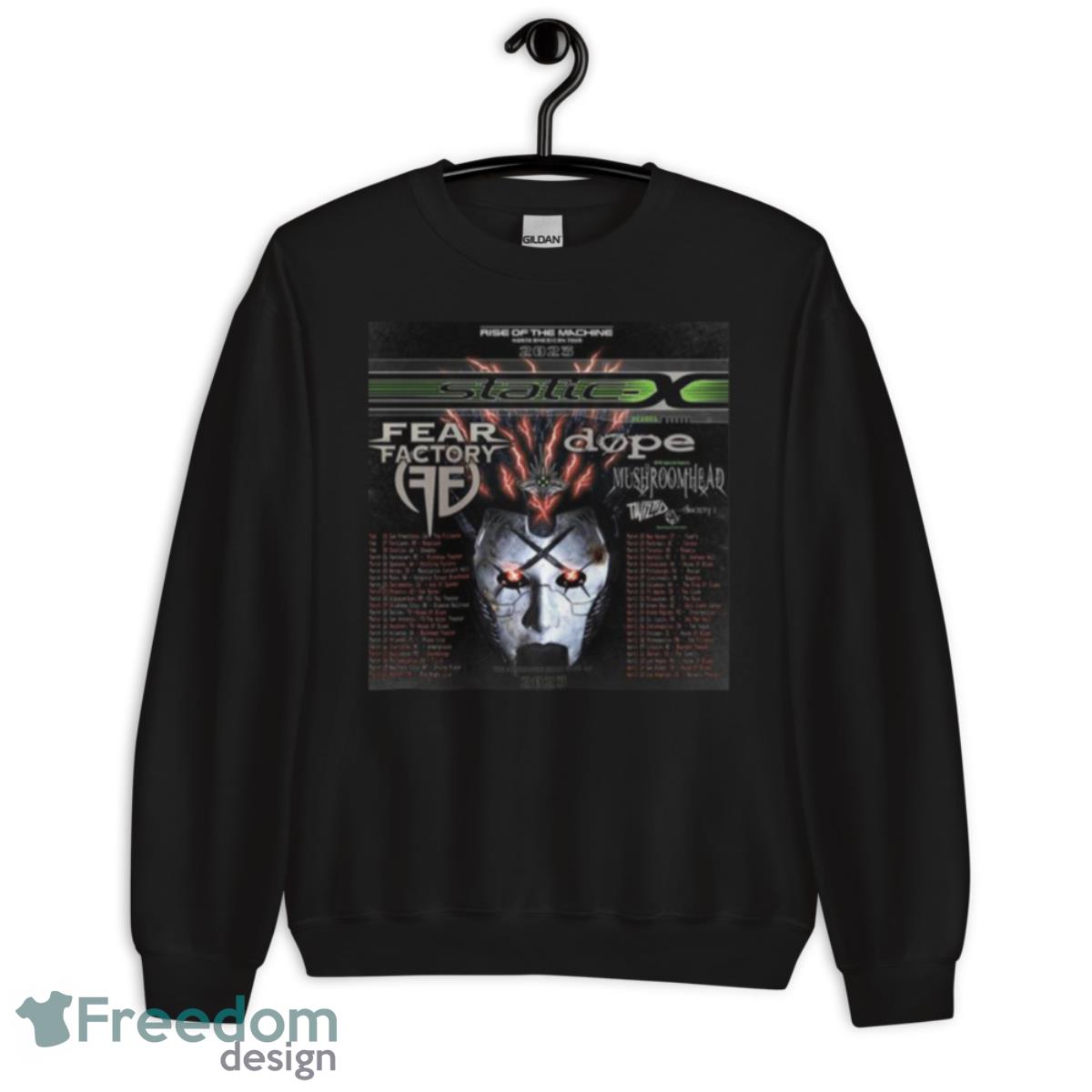 Fear Static Factory Tour 2023 shirt - Unisex Crewneck Sweatshirt Fear Static Factory Tour 2023 shirt - Unisex Crewneck Sweatshirt
