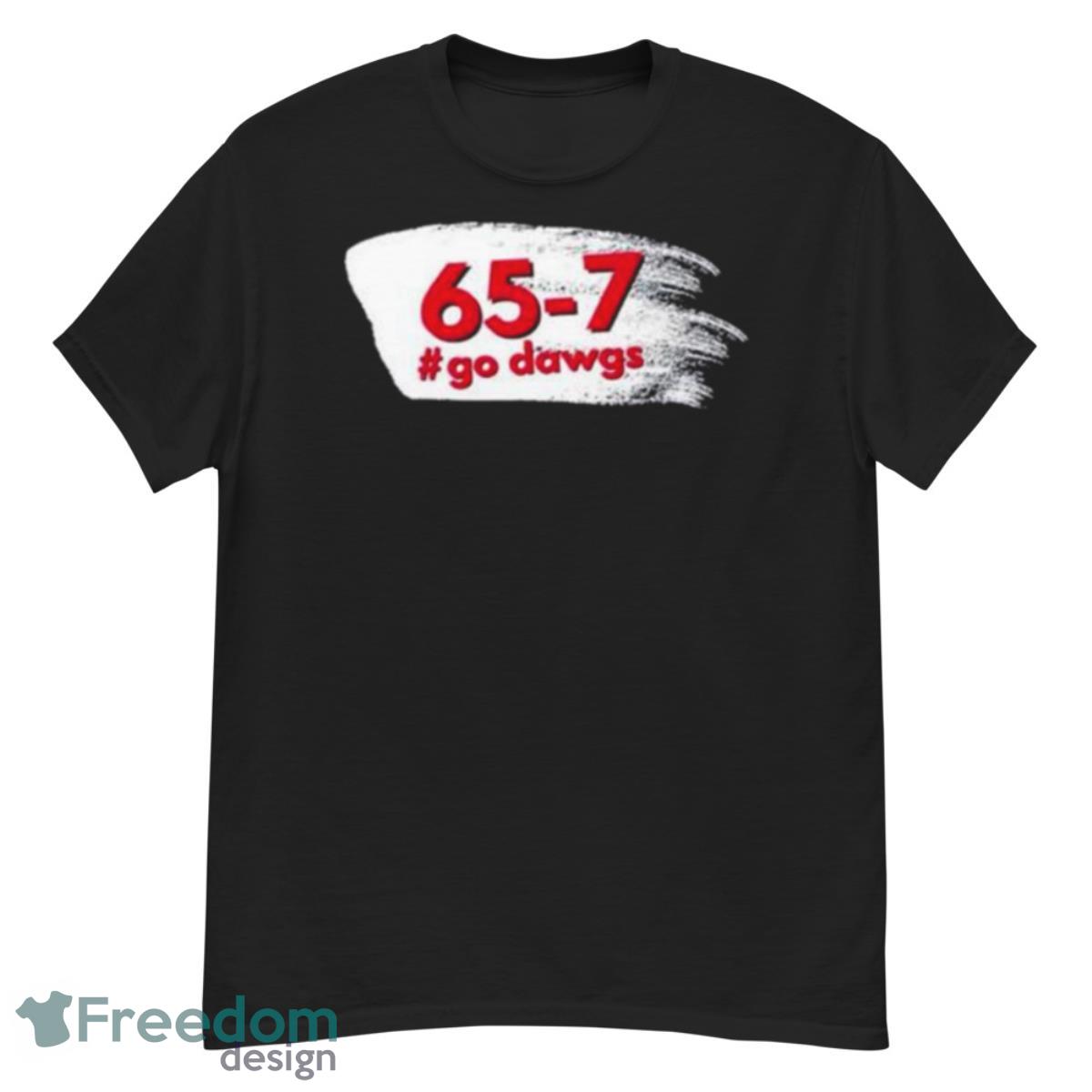 Georgia Bulldogs 65 7 Go Dawgs 2023 shirt - G500 Men’s Classic T-Shirt