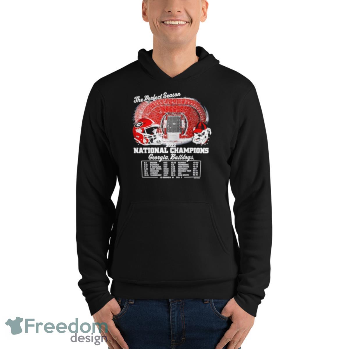 Georgia Bulldogs Back To Back College Football Playoff National Champions The Perfect Season Shirt - Unisex Fleece Pullover Hoodie Georgia Bulldogs Back To Back College Football Playoff National Champions The Perfect Season Shirt - Unisex Fleece Pullover Hoodie