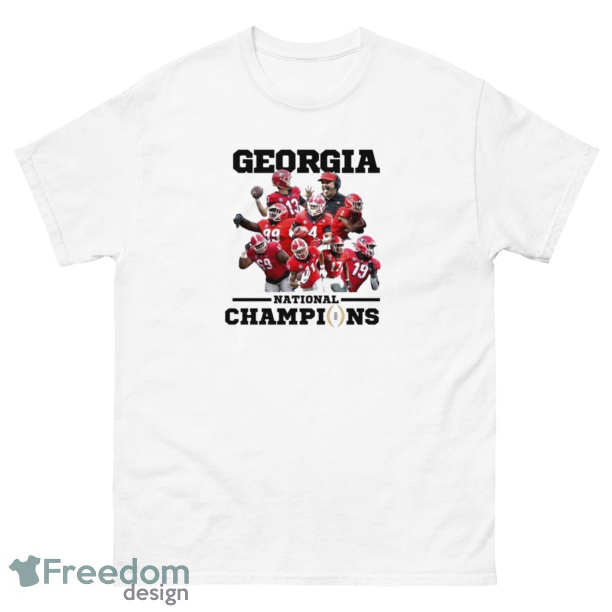 Georgia National Champions Shirt - 500 Men’s Classic Tee Gildan