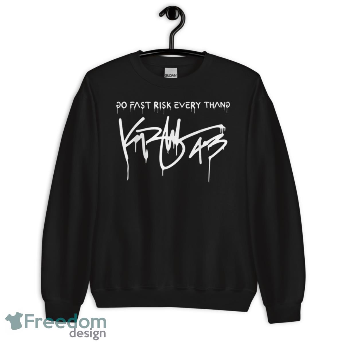 Go fast risk everything T-Shirt - Unisex Crewneck Sweatshirt Go fast risk everything T-Shirt - Unisex Crewneck Sweatshirt