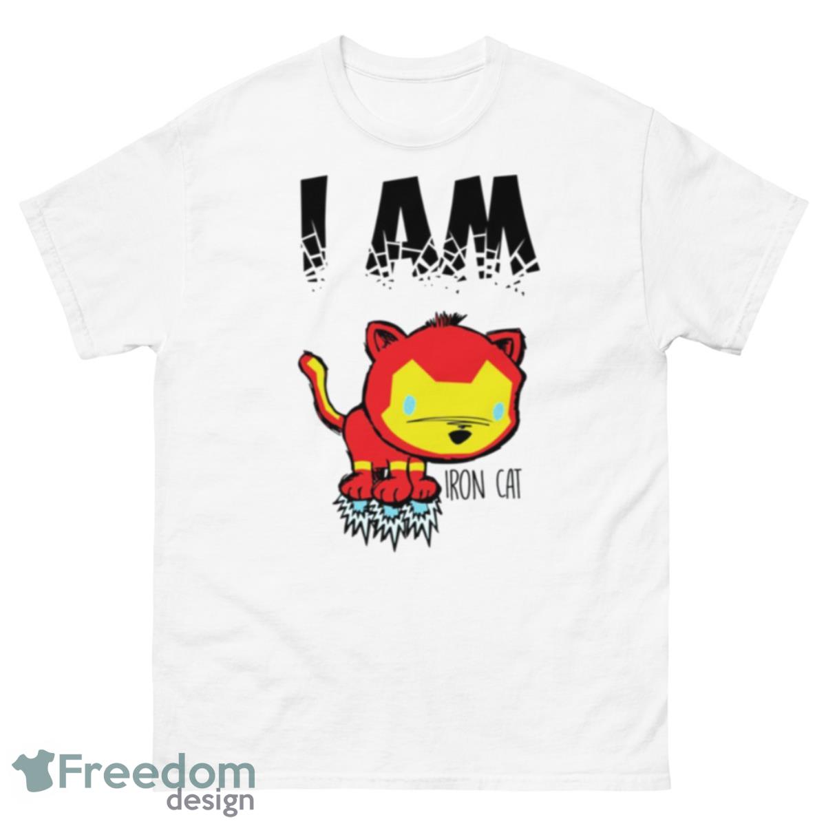 I Am Iron Cat Iron Man Parody Marvel Shirt - 500 Men’s Classic Tee Gildan