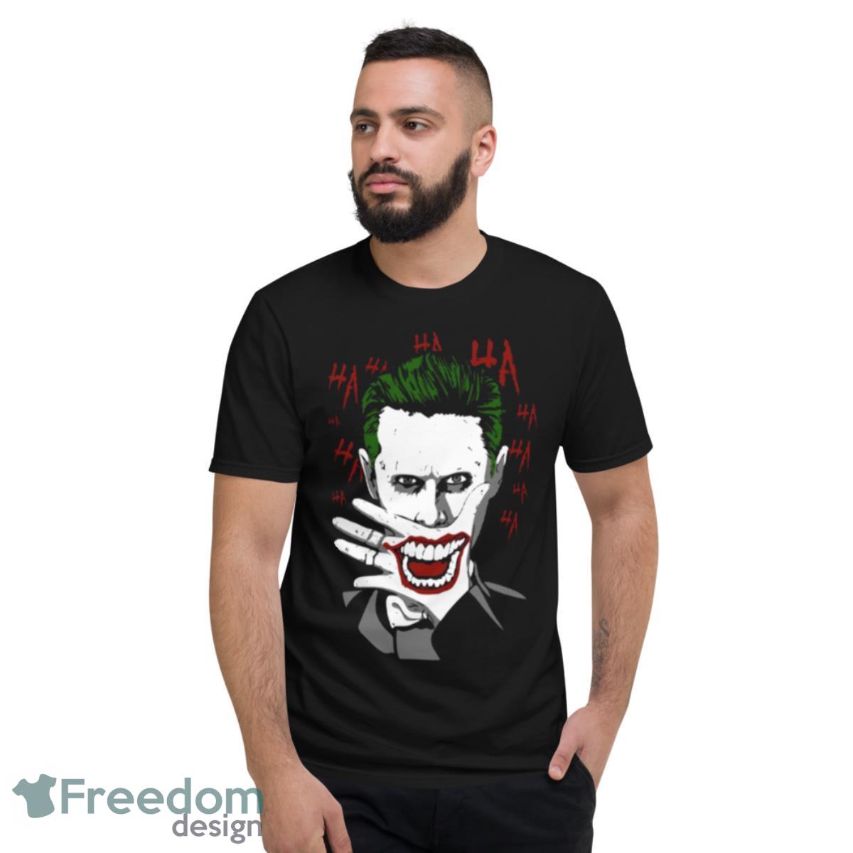 Iconic Moment Of Joker Laughing Suicide Squad shirt - Short Sleeve T-Shirt