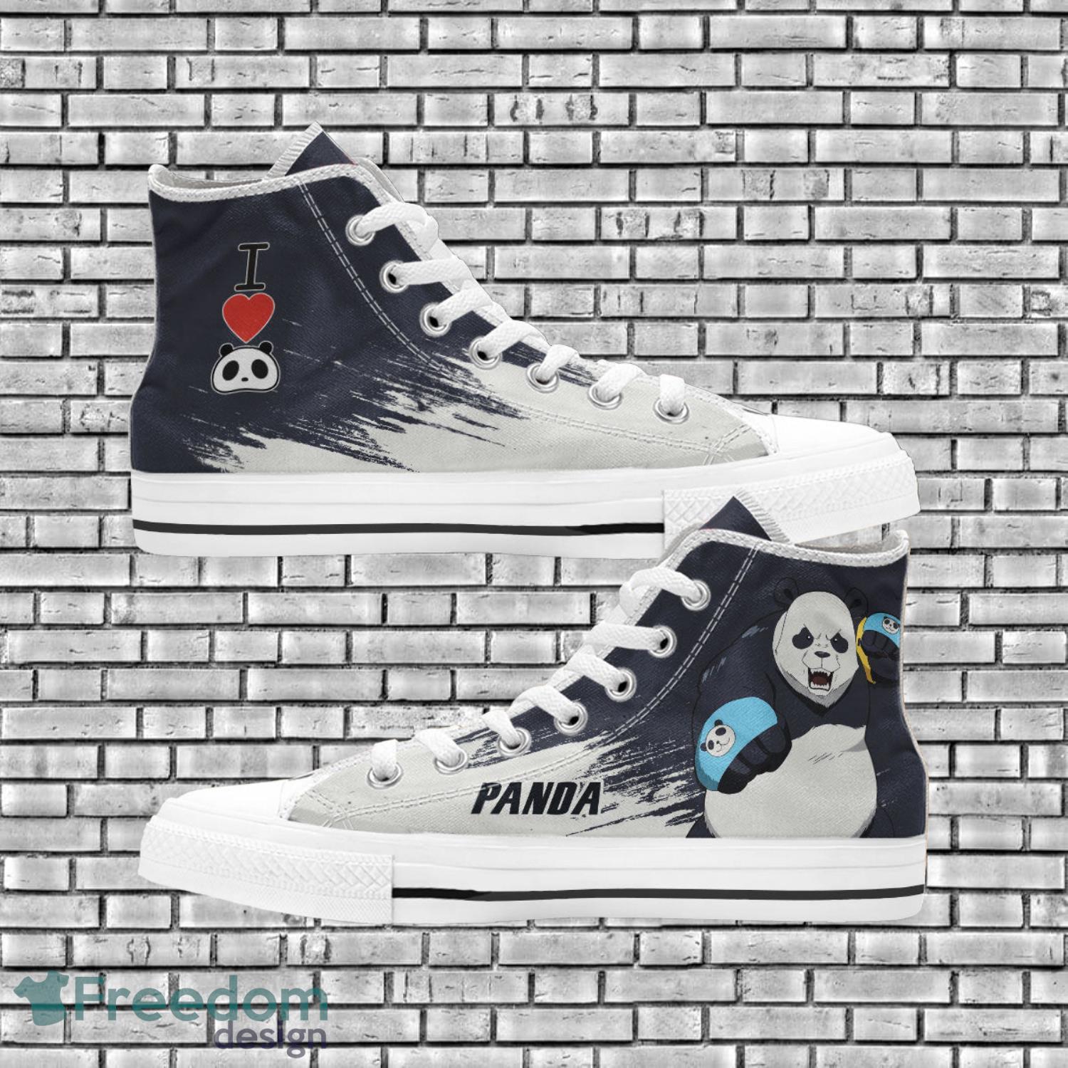 Jujutsu Kaisen Anime Fans Panda High Top Shoes Product Photo 1